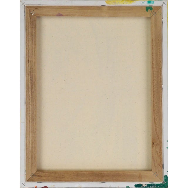 Textile Parallel - Abstract Expressionist Composition in Acrylic on Canvas by Charles David Francis For Sale - Image 7 of 7