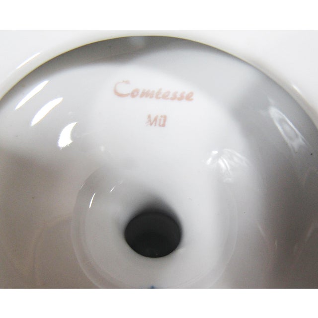 Kaiser Comtesse West German Porcelain Swan Handle Vase For Sale - Image 13 of 14