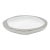 Bowl in White Shagreen With Stainless Steel Details by R&y Augousti For Sale
