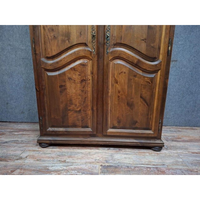 20th Century Louis XV Wooden Wardrobe For Sale - Image 5 of 9