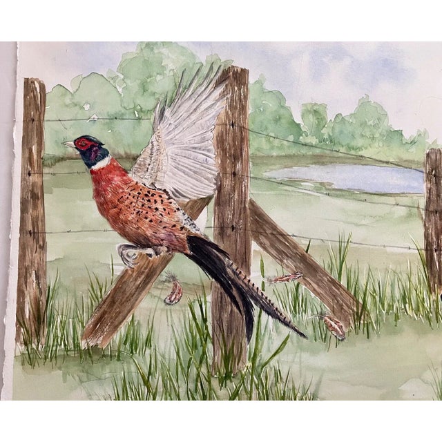 Original 17" x 13" Watercolor "Badger the Dog" Illustrations by Gail Ross, EUC For Sale - Image 4 of 4