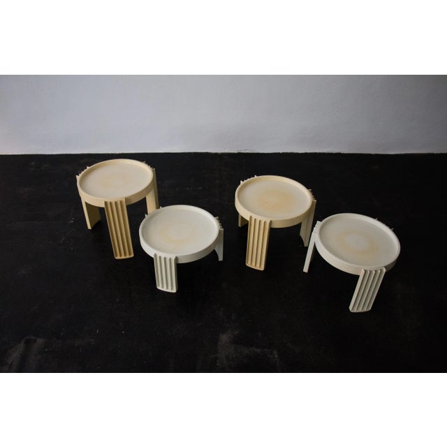 Marema Coffee Tables by Gianfranco Frattini for Cassina, Set of 4 For Sale - Image 6 of 7