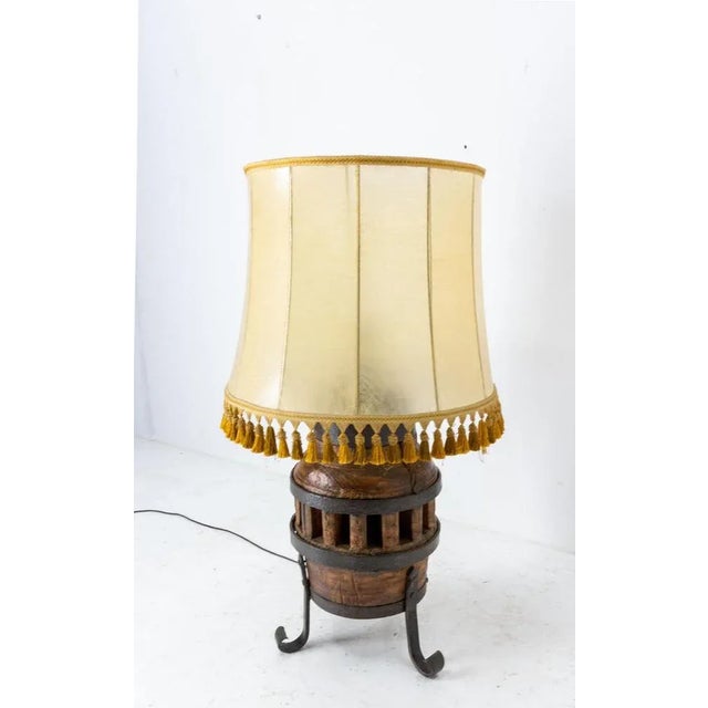 Wood Mid-Century French Country Table Lamp Hub For Sale - Image 7 of 11
