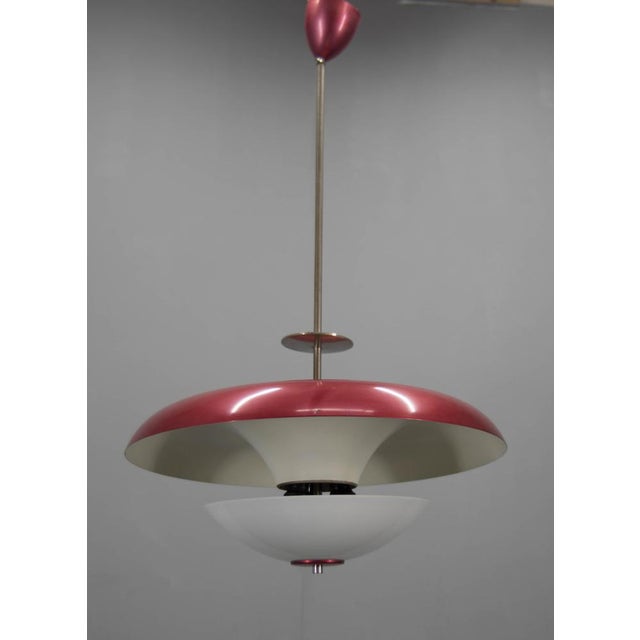 Bauhaus Bauhaus Purple Pendant by IAS, 1930s For Sale - Image 3 of 16