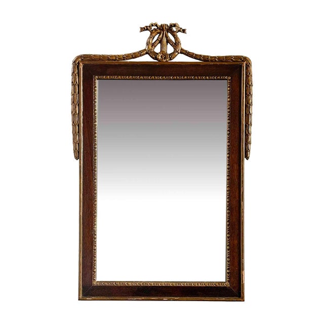 French Antique Mirror Neoclassical Louis XVI - Style Giltwood For Sale - Image 9 of 9