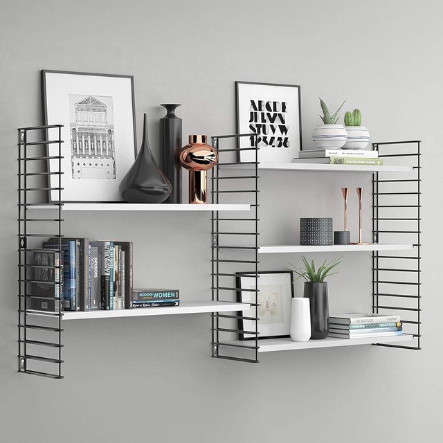 White Tomado Libro Shelf Shelving System Unit Modular Wall Storage Designer Adriaan Dekker MCM Mid Century Modern For Sale - Image 8 of 10
