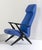 Blue Armchair is an original decorative object realized in the 1950s by Italian Manufacture Painted wood, fabric-coated...