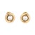 Elegant pair of estate Chopard movable diamond earrings crafted in 18k yellow gold. Diamonds are pave set into the centre...