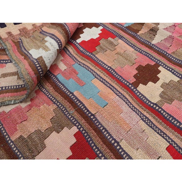 Galerie Shabab Collection Mid-20th Century Persian Flatweave Kilim Rug For Sale - Image 9 of 9