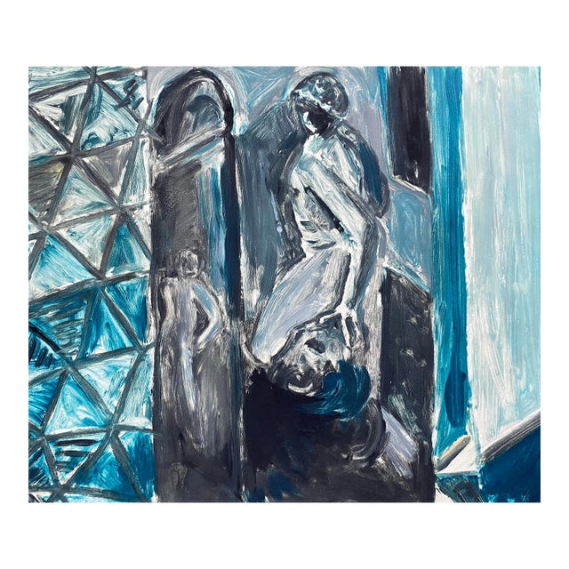 Adrienne Anderson Figural Monoprint For Sale