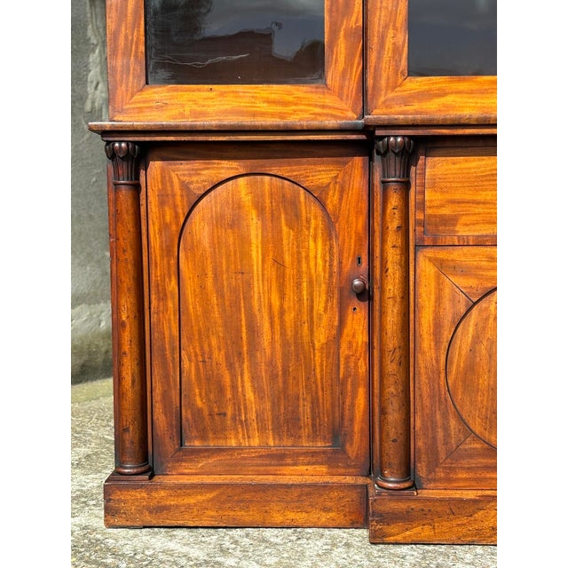 William IV Mahogany Library Bookcase, 1840s For Sale - Image 6 of 14