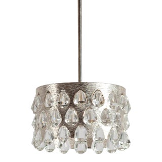 Silver-Plated Chandelier by Palwa, 1970s For Sale