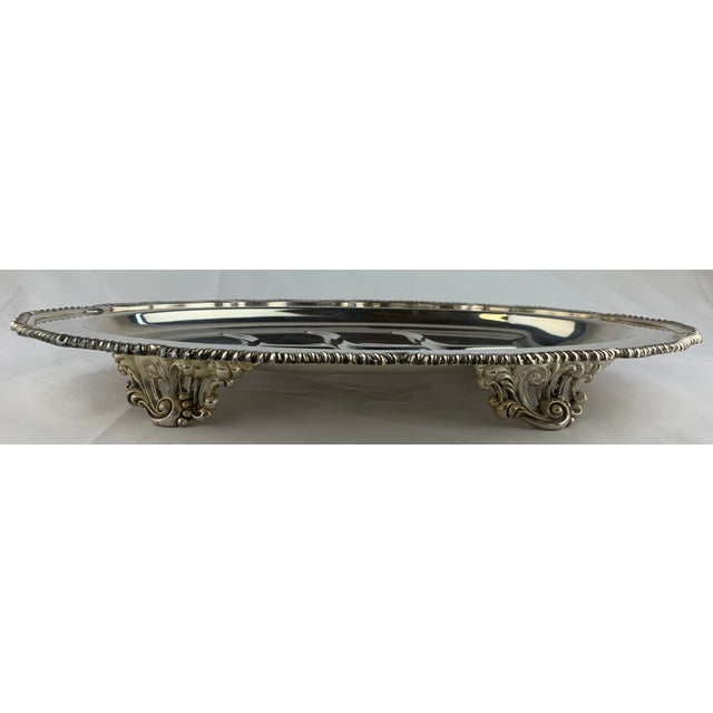 Silver-Plated Large Serving Platter by Webster and Wilcox. From the Estate of Bob & Dolores Hope.