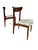 1960s Mid Century Lane Perception Solid Walnut Dining Chairs S/2 For Sale - Image 5 of 7