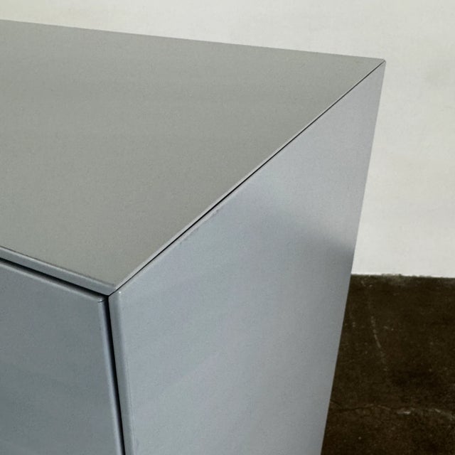 Dove Gray Treku Lauki Tall Dresser For Sale - Image 8 of 9