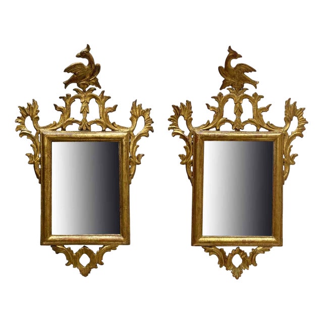 Gilded Mirrors, 1800s, Set of 2 For Sale