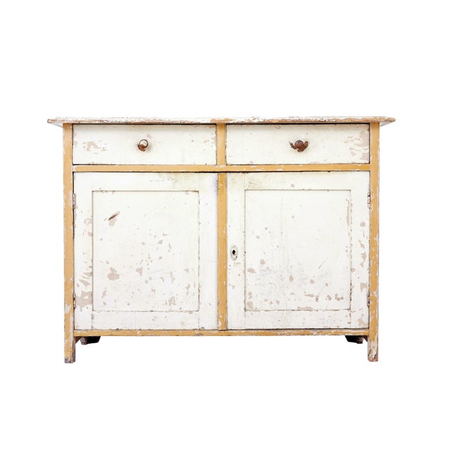 Swedish Painted Pine Cupboard, 1880 For Sale - Image 9 of 9