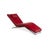 Modern Jeremiah Lounger in Red Leather from Koinor For Sale - Image 3 of 18