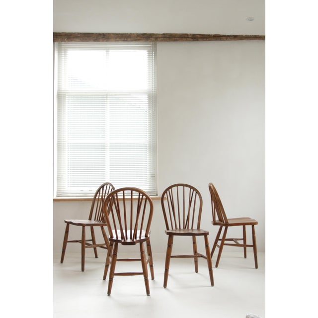 19th Century British Military Windsor Chairs, Set of 4 For Sale - Image 10 of 18