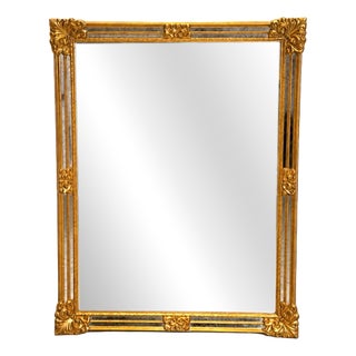 Vintage Gilded Wall Mirror from Deknudt For Sale