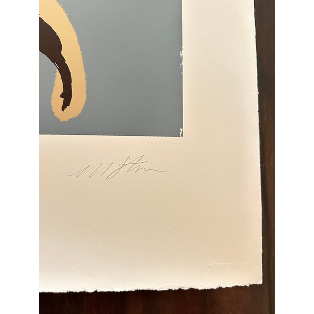 1980s Michael Steiner Signed Artist Proof Screenprint/Serigraph For Sale - Image 5 of 5