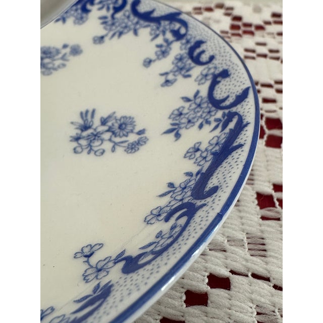 Shelley Shelley Heavenly Blue Teacup and Saucer, Vintage English Blue Floral Teacup For Sale - Image 4 of 10