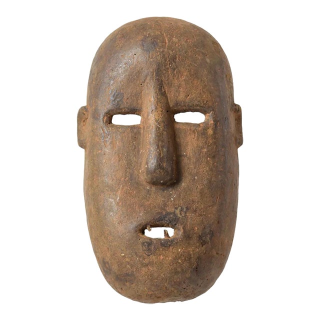 Early 20th Century Bunda Wooden Mask For Sale