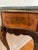 1930s Antique Marble Topped Console Table With Marquetry Inlay For Sale - Image 5 of 12