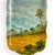 "Hanalei Valley" Contemporary Installation of Ceramic Plates and Oil on Canvas - Set of 5 For Sale - Image 10 of 14