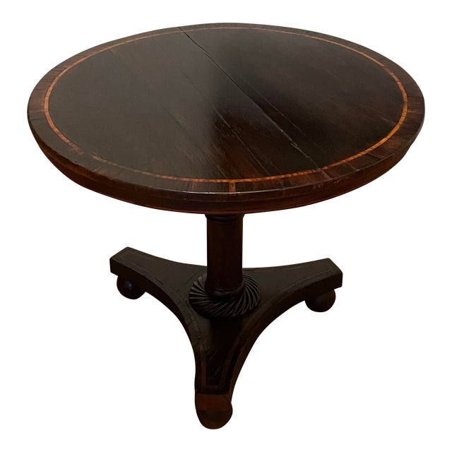 Early 19th Century English Rosewood Tilt-Top Table For Sale