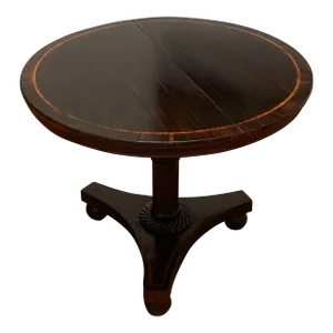 Early 19th Century English Rosewood Tilt-Top Table