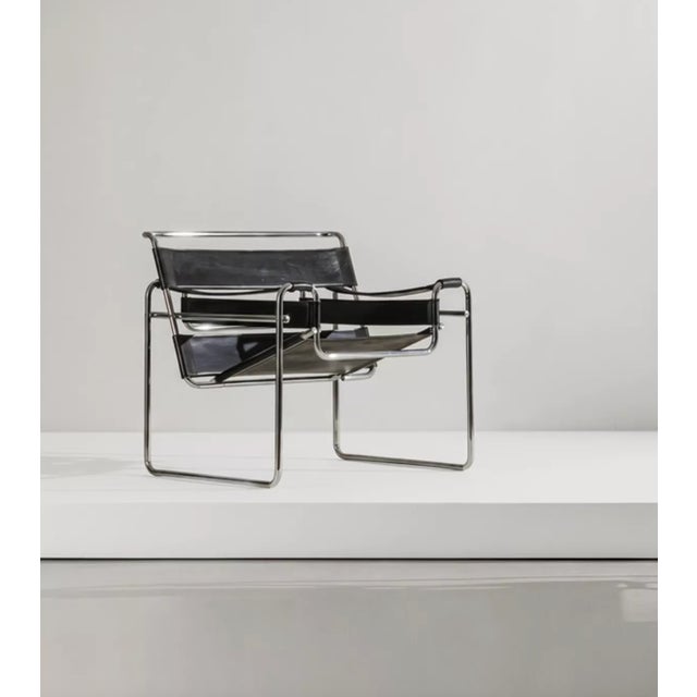 Vintage Bauhaus Wassily Armchairs by Marcel Breuer for Knoll and\.Gavina Int., 1970s, Set of 2 For Sale - Image 10 of 14