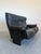 Mid-Century Modern Vintage 1970’s Otto Zapf for Knoll Attrb Follow Me Black Leather Two Seat Sofa For Sale - Image 3 of 12