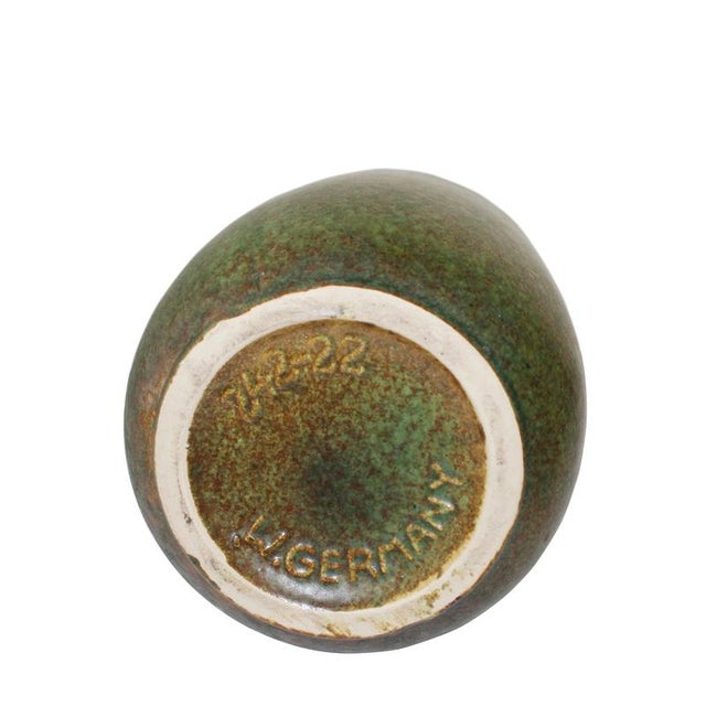 Small West German Pottery Glazed Ceramic Vase, Germany, 1970s For Sale - Image 4 of 10
