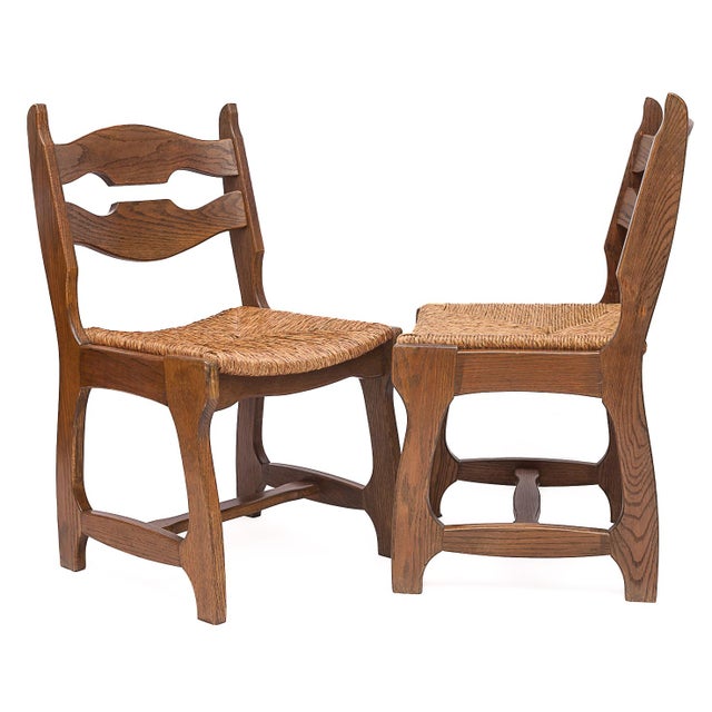 Chairs by Guillerme and Chambron, 1950s, Set of 6 For Sale - Image 6 of 11