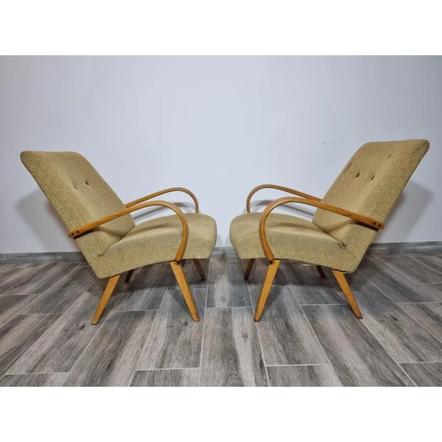 Set of Vintage Armchairs by Jaroslav Smidek For Sale - Image 14 of 16