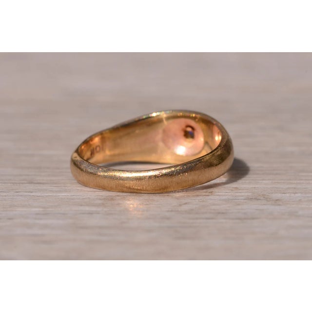 The Russellville: Childrens Diamond Ring in Yellow gold For Sale In Philadelphia - Image 6 of 10