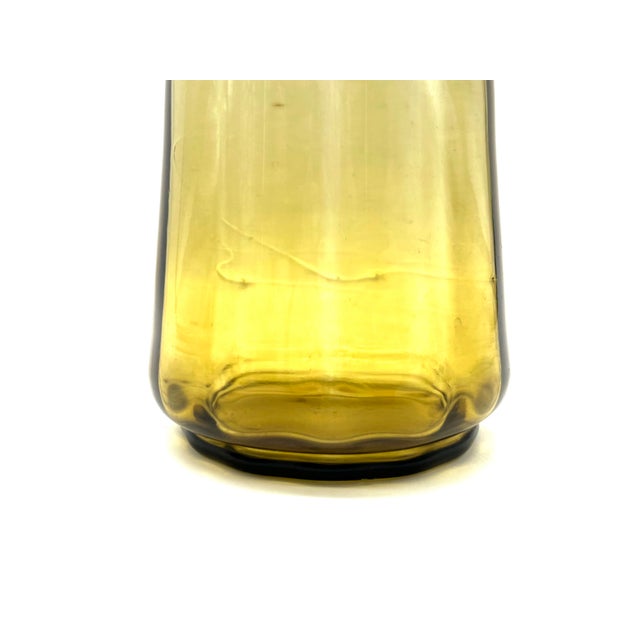 Mid-Century Modern Amber Glass Vase by Arthur Percy for Gullaskruf, Sweden, 1950s For Sale - Image 11 of 17