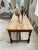 Drapery Farmhouse Table in Walnut For Sale - Image 10 of 18