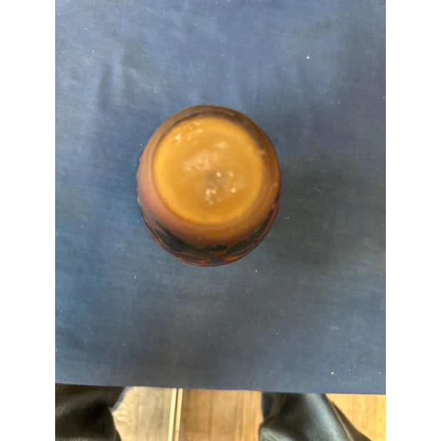 Early 20th Century Early 20th Century D'Argental Art Glass Vase For Sale - Image 5 of 7