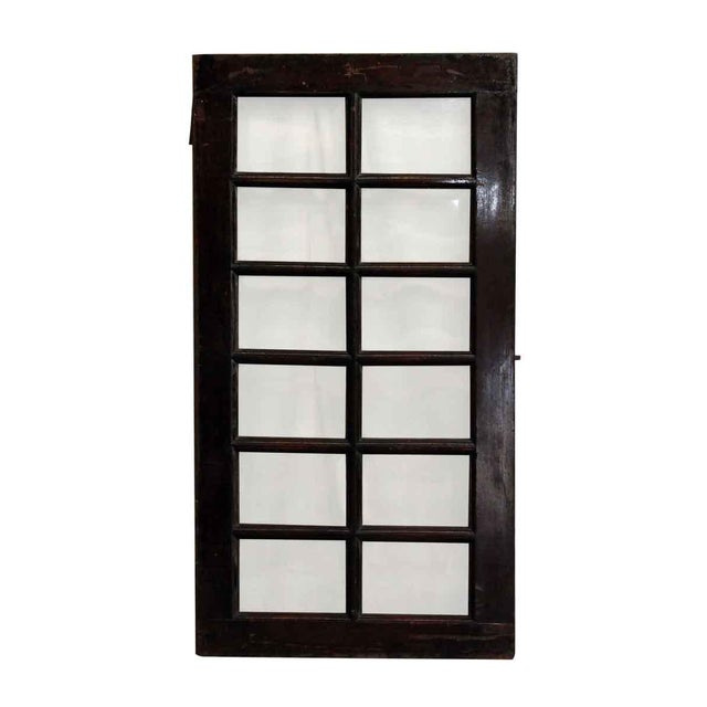 20th Century Traditional 12 Beveled Glass Panel Window Chairish