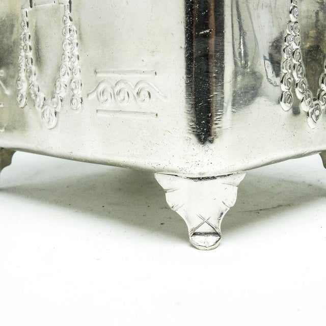 Art Nouveau Polish Sugar Bowl from Bracia Henneberg, 1890s For Sale - Image 6 of 14