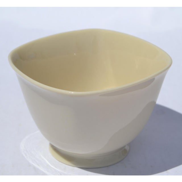 Lenox Vintage Square Lenox Special Nut Dish Fine Bone China Porcelain Bowl 24k Gold Trademark For Sale - Image 4 of 14