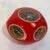 Elevate your desktop curio display or art glass collection with this striking vintage Murano-style double-overlay...