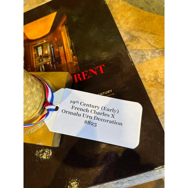 Early 19th Century 19th Century French Charles X Ormalu Urn Decoration For Sale - Image 5 of 5