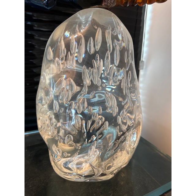 Licio Zanetti Zanetti Monumental Murano Glass Angel Fish Sculpture For Sale - Image 4 of 8