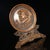 Wood Carved Hardwood Commemorative Table Screen — Mao Era, With Original Stand For Sale - Image 7 of 9