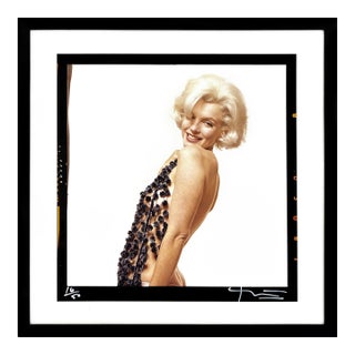 Bert Stern, the Last Sitting: Marilyn Monroe With Chenille Scarf (Hand Signed C Print), 2000 For Sale