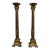 Oversized Pair of French 19th Century Brass Candlesticks For Sale