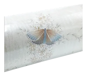 Vintage Collins & Aikman Wallcoverings Butterfly and Floral Wall Paper - 1 Double Roll
